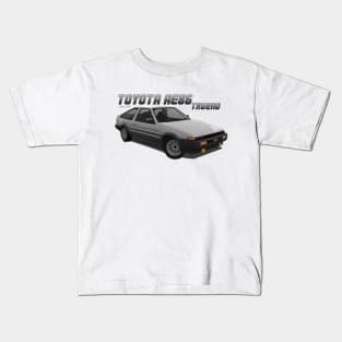 Toyota AE86 Sprinter Trueno Silver Kids T-Shirt